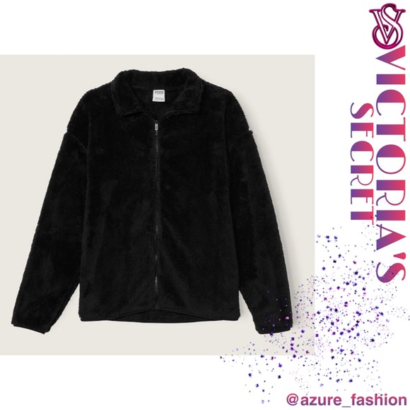 Victoria's Secret Jackets & Coats Victorias Secret Pink Teddy